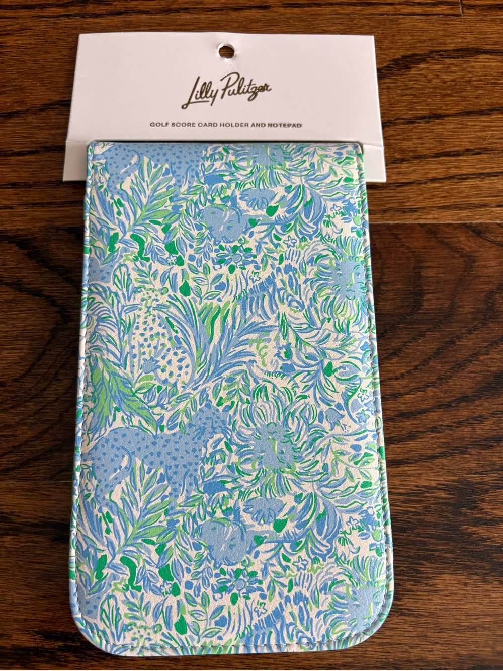 Lilly Pulitzer Golf Score Card Holder and Notepad